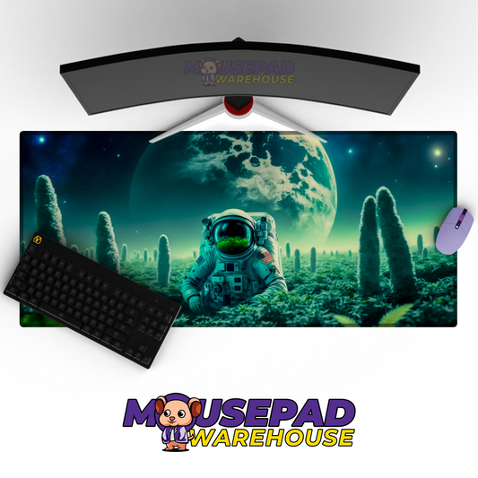 Void Horizon Deep Space Galaxy Desk Mat Mockup