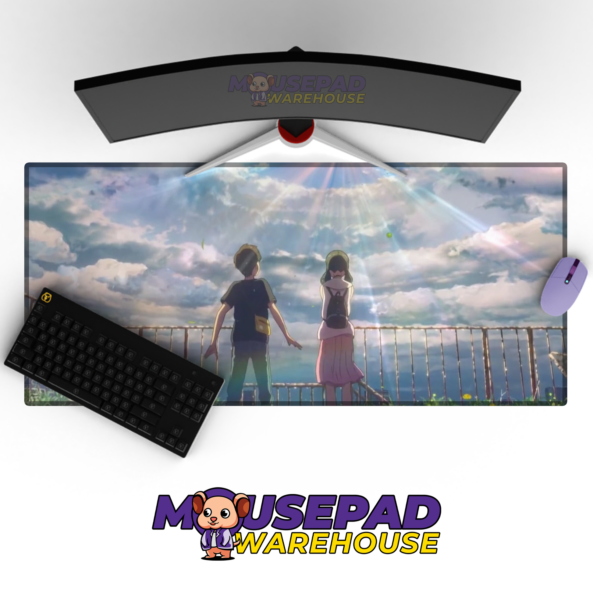 Weathering With You V2 Mousepad Mockup