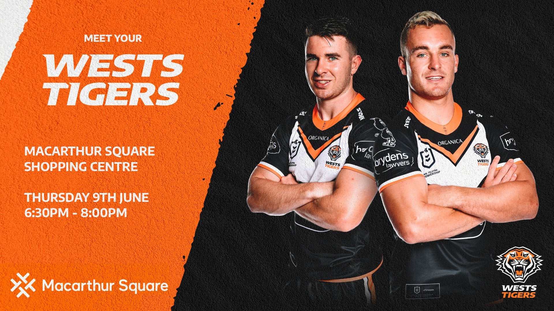 Wests Tigers V14 Mousepad Deskmat