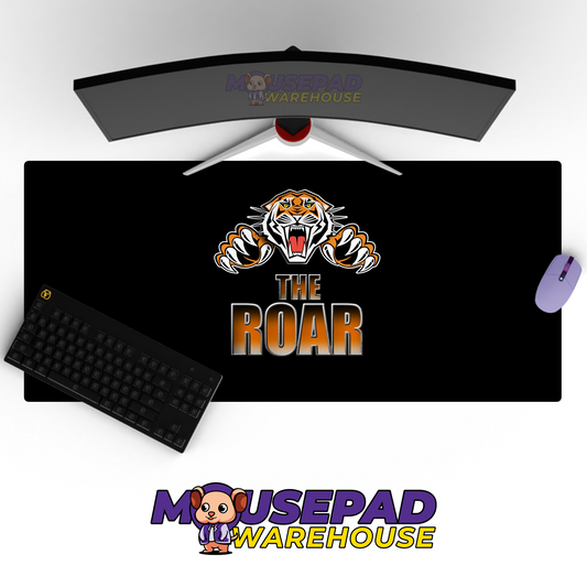 Wests Tigers V3 Mousepad Deskmat Mockup