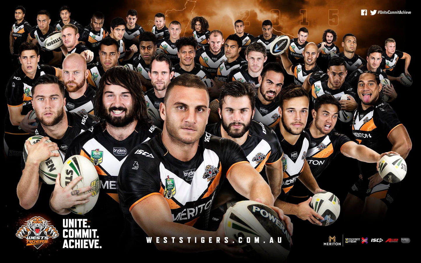 Wests Tigers V4 Mousepad Deskmat