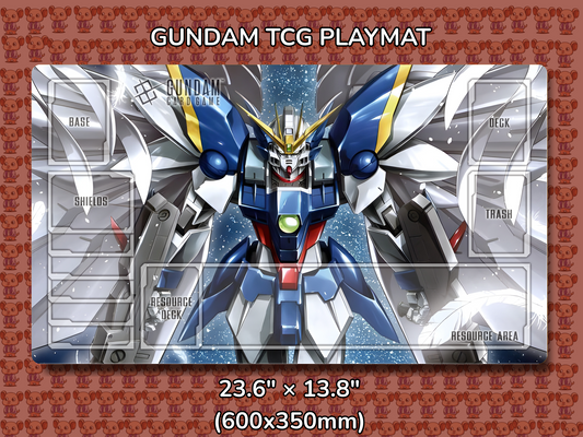 Wing Zero Gundam TCG Playmat Mockup