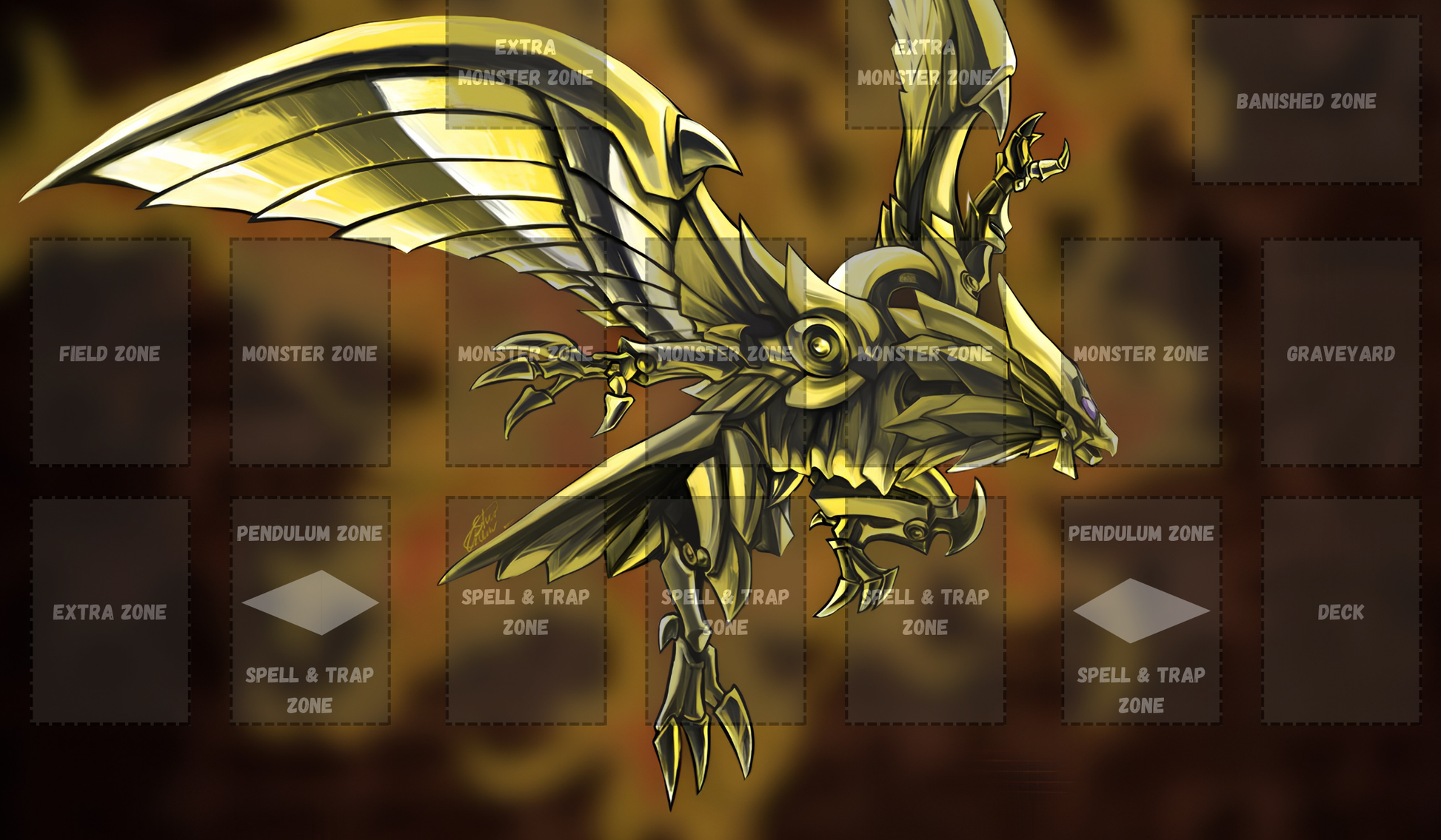 Winged Dragon of Ra Yu Gi Oh Card Game Playmat