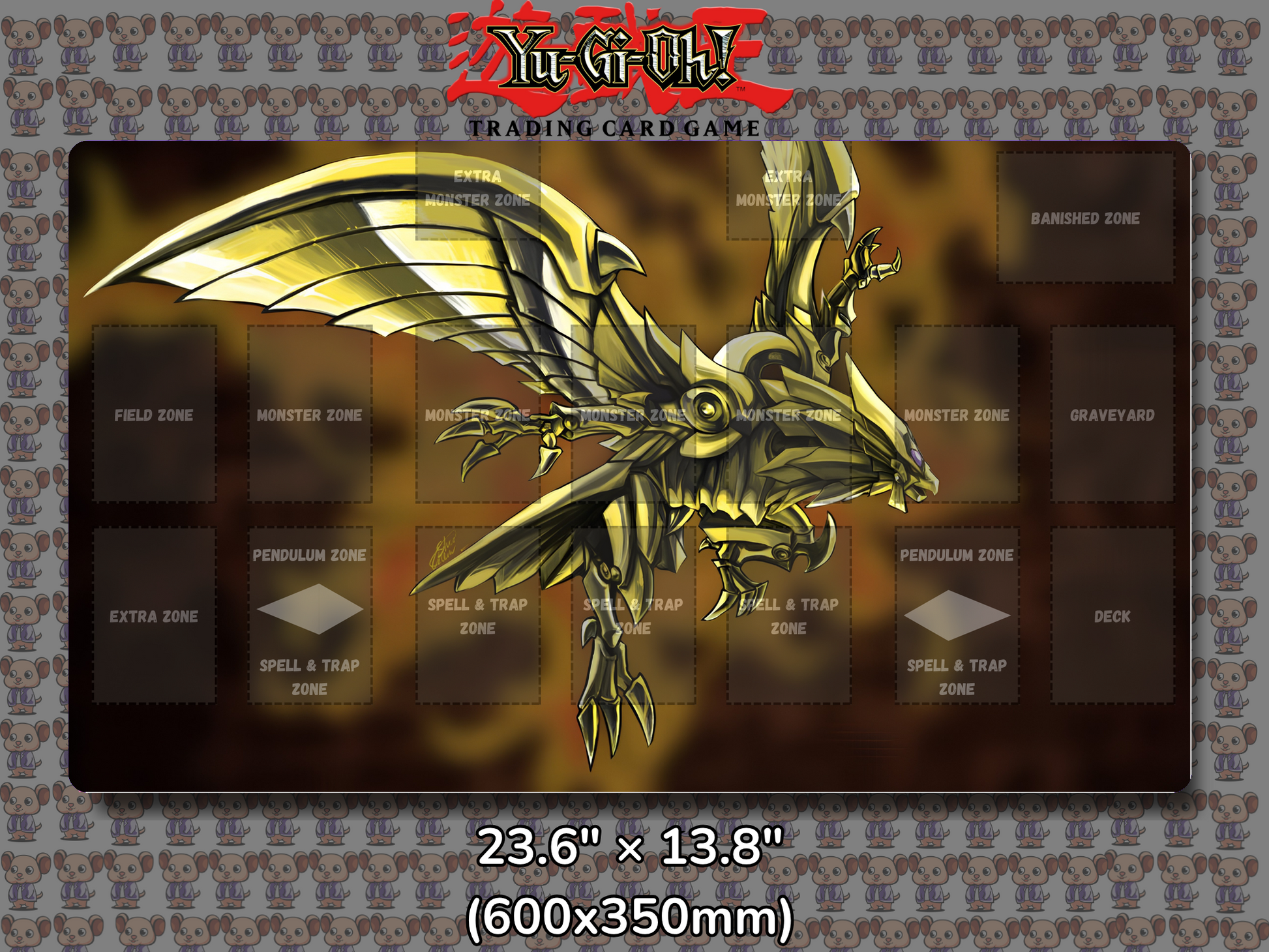 yugioh winged dragon ra deck Winged Dragon of Ra Yu Gi Oh Card Game Playmat