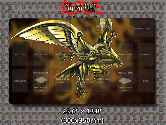 Winged Dragon of Ra Yu Gi Oh Card Game Playmat Mockup