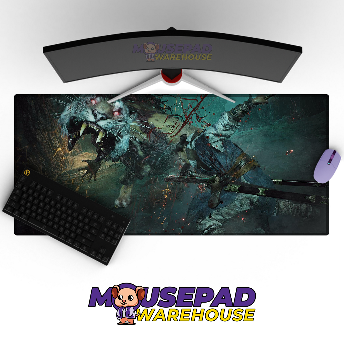 Wo Long Fallen Dynasty V16 Mousepad Mockup