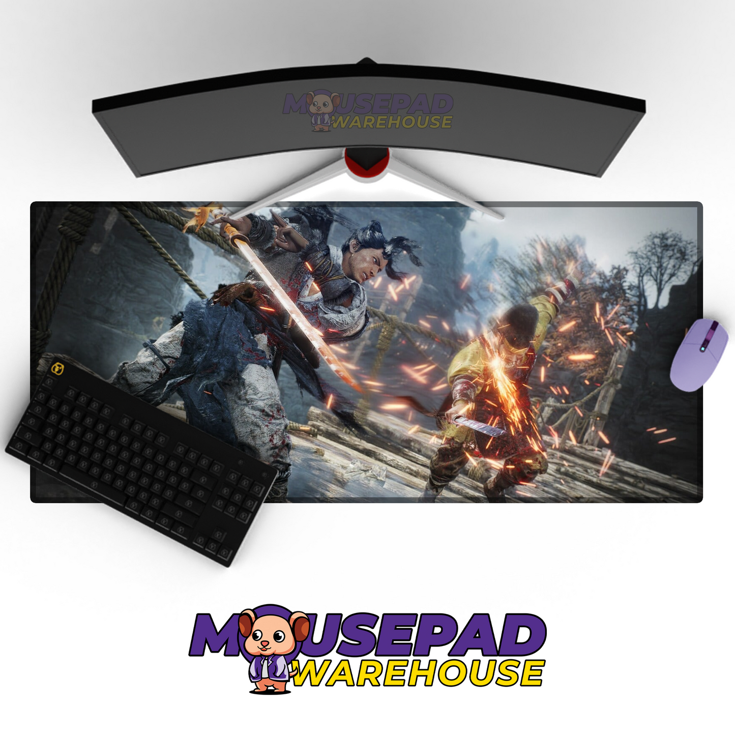 Wo Long Fallen Dynasty V19 Mousepad Mockup