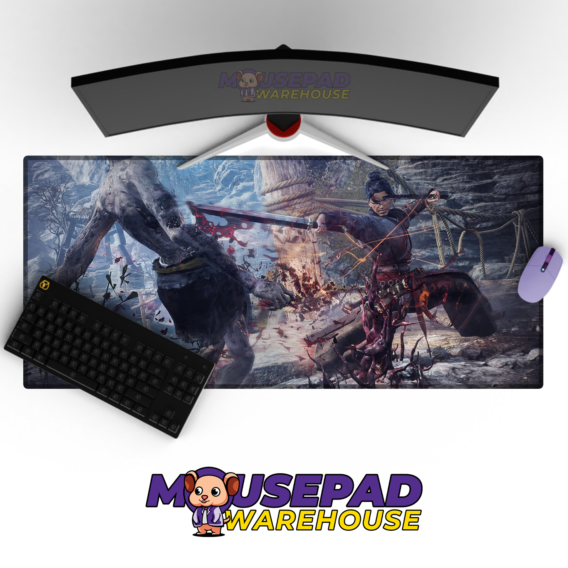 Wo Long Fallen Dynasty V3 Mousepad Mockup