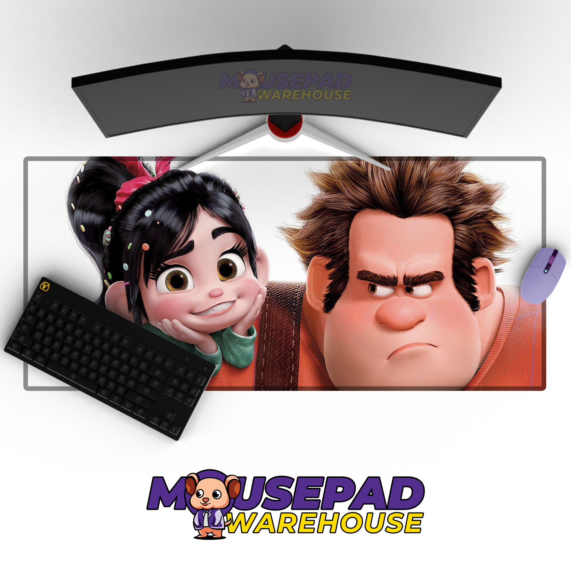 Wreck It Ralph V2 Mousepad Mockup