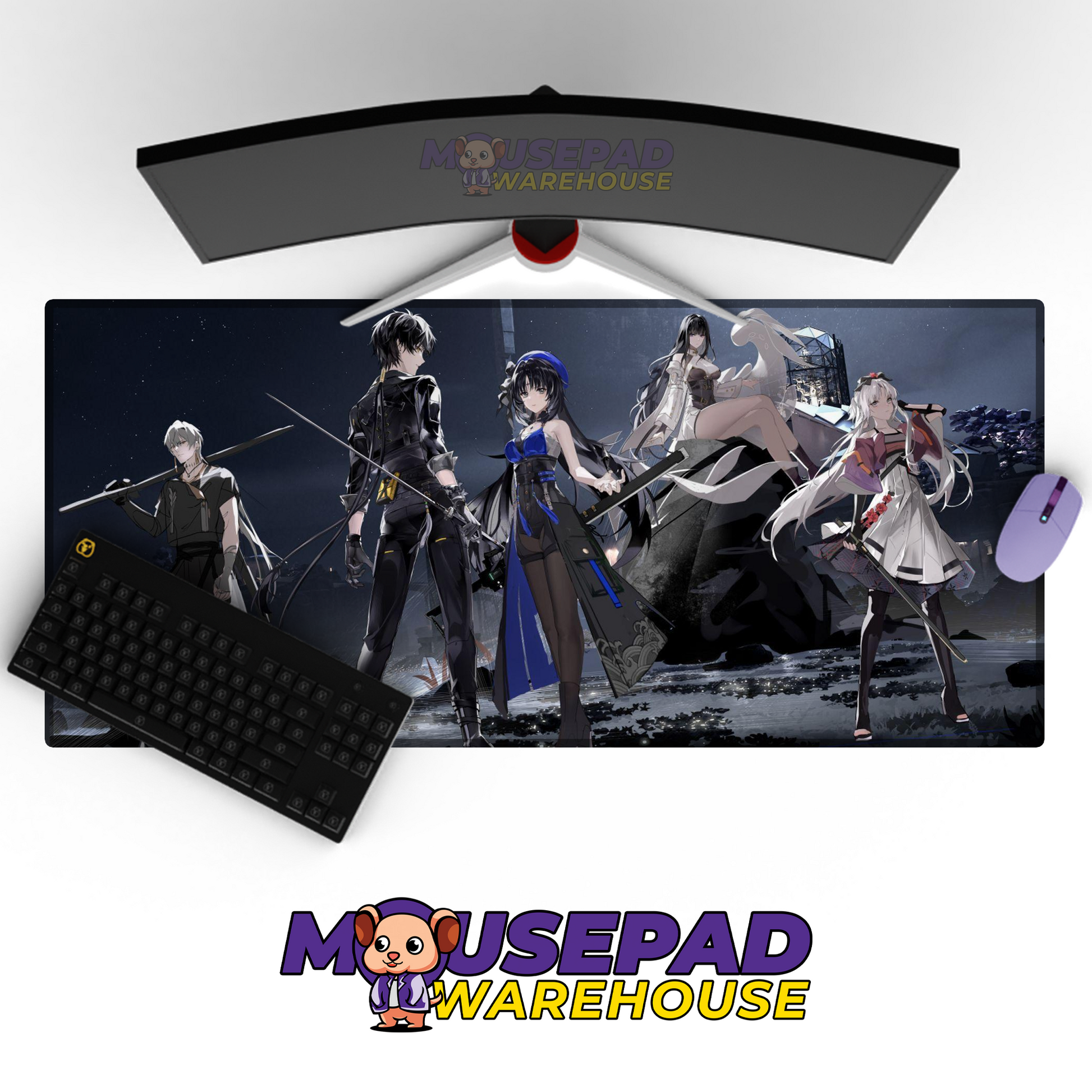 Wuthering Waves V12 Mousepad Mockup