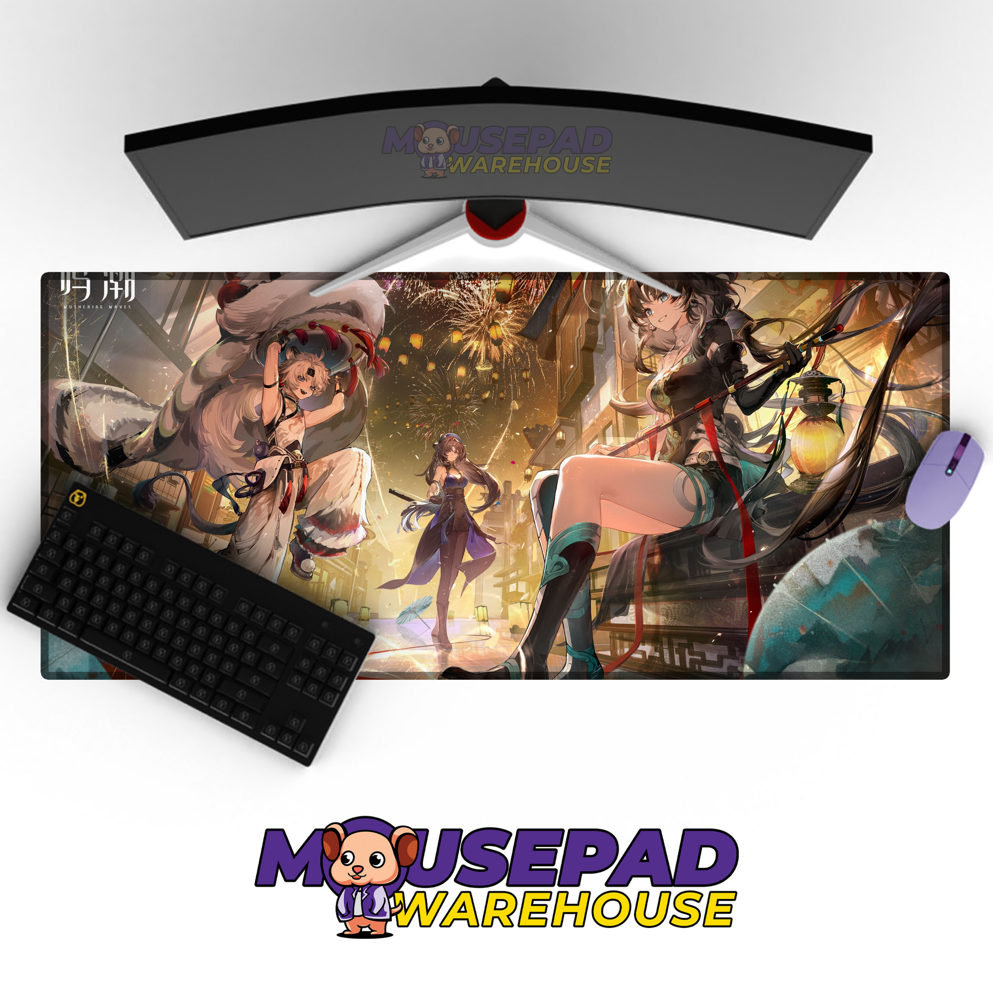 Wuthering Waves V2 Mousepad Mockup