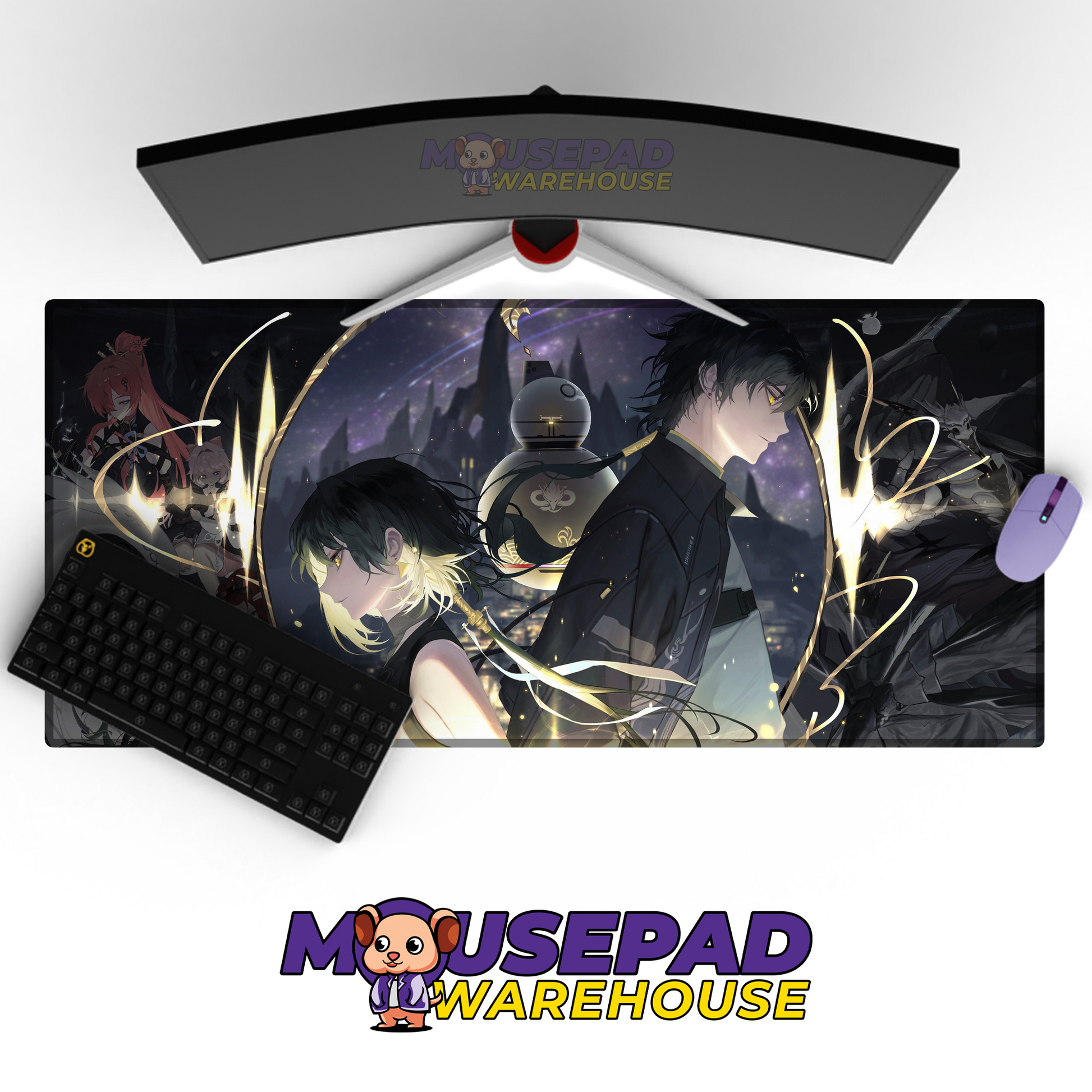 Wuthering Waves V6 Mousepad Mockup