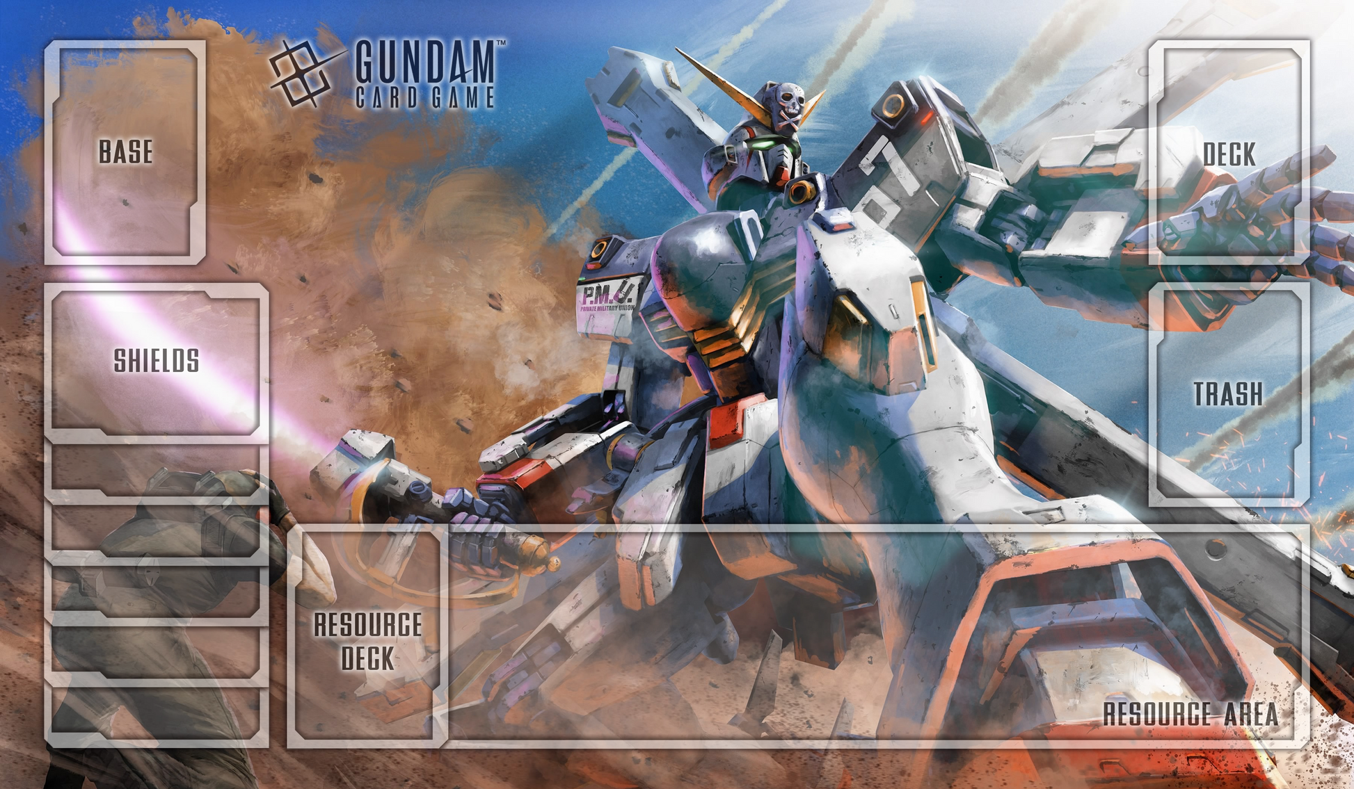 Xi V3 Gundam TCG Playmat
