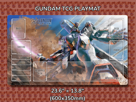 Xi V3 Gundam TCG Playmat Mockup