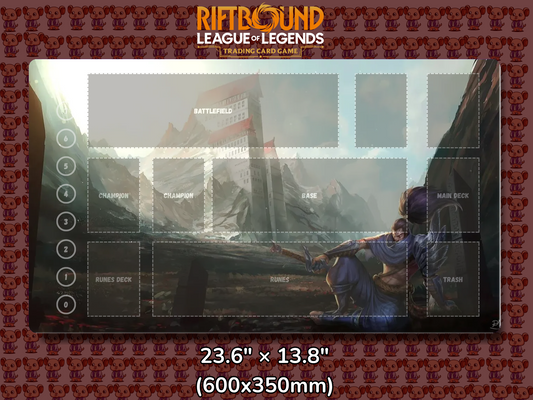 Yasuo V18 - RiftBound Trading Card Game Playmat Mockup