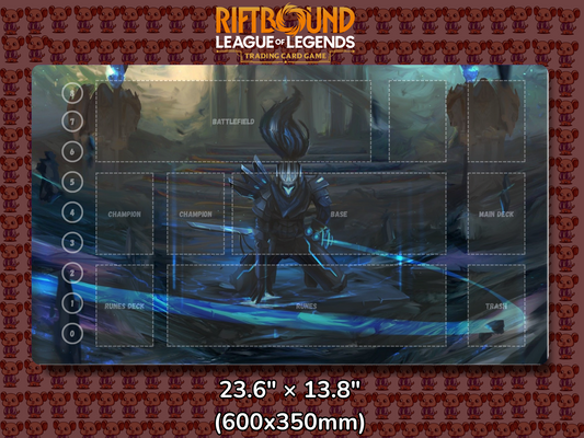 Yasuo V26 - RiftBound Trading Card Game Playmat Mockup