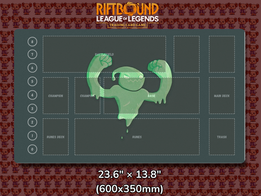 Zac V13 - RiftBound Trading Card Game Playmat Mockup