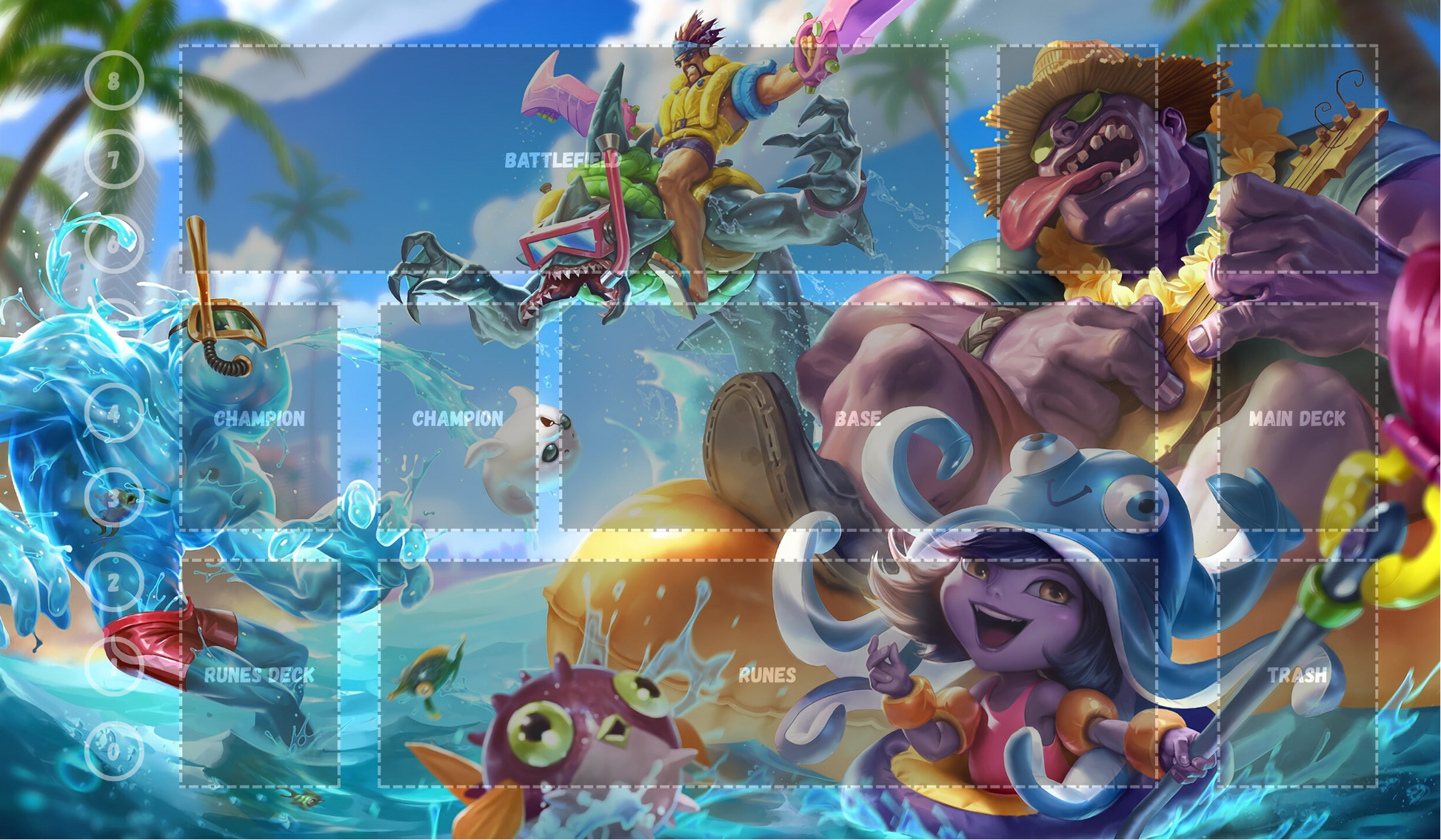 Zac V2 - RiftBound Trading Card Game Playmat