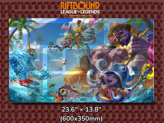Zac V2 - RiftBound Trading Card Game Playmat Mockup
