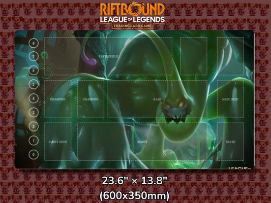Zac V3 - RiftBound Trading Card Game Playmat Mockup