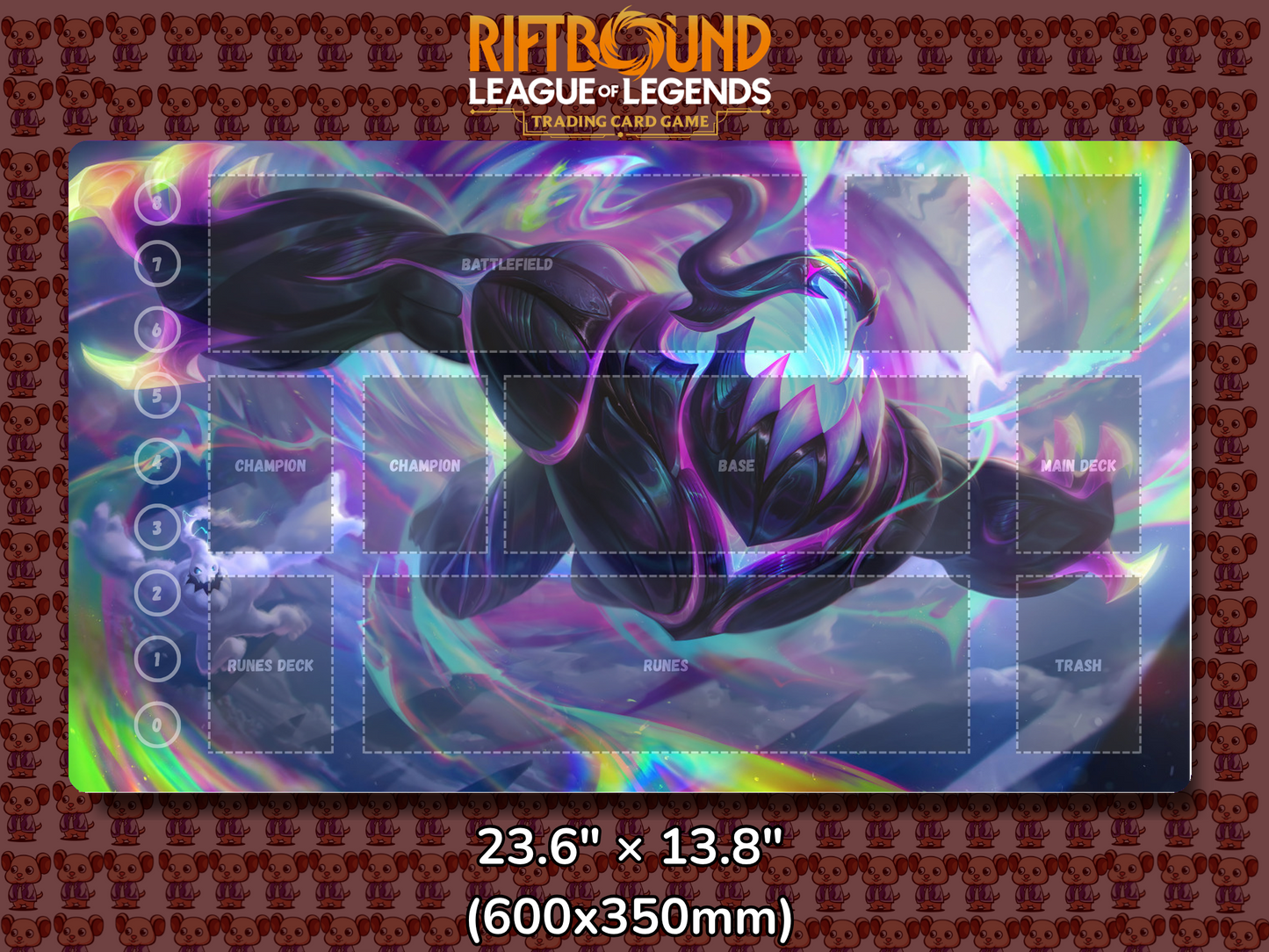 Zac V5 - RiftBound Trading Card Game Playmat Mockup