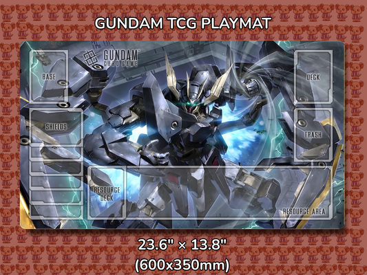 Zagun Gundam TCG Playmat Mockup