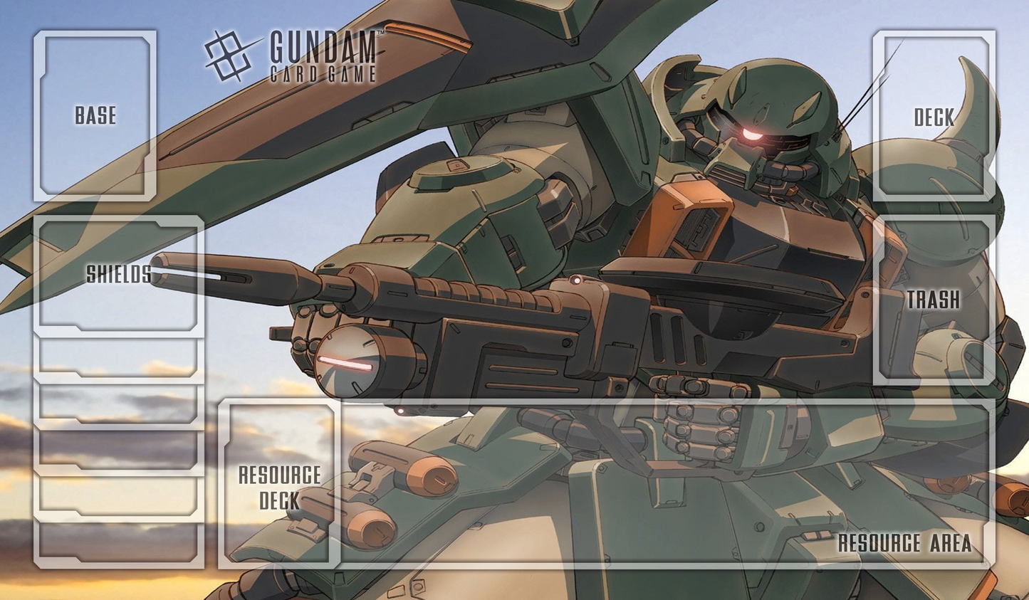 Zaku Warrior Gundam TCG Playmat