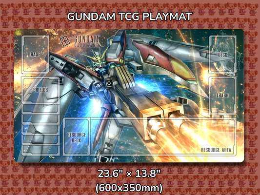 Zero Buster Gundam TCG Playmat Mockup