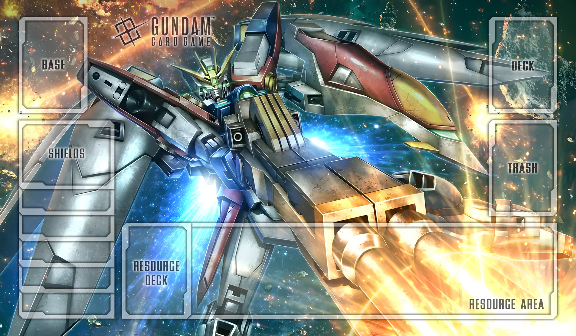 Zero Buster Gundam TCG Playmat