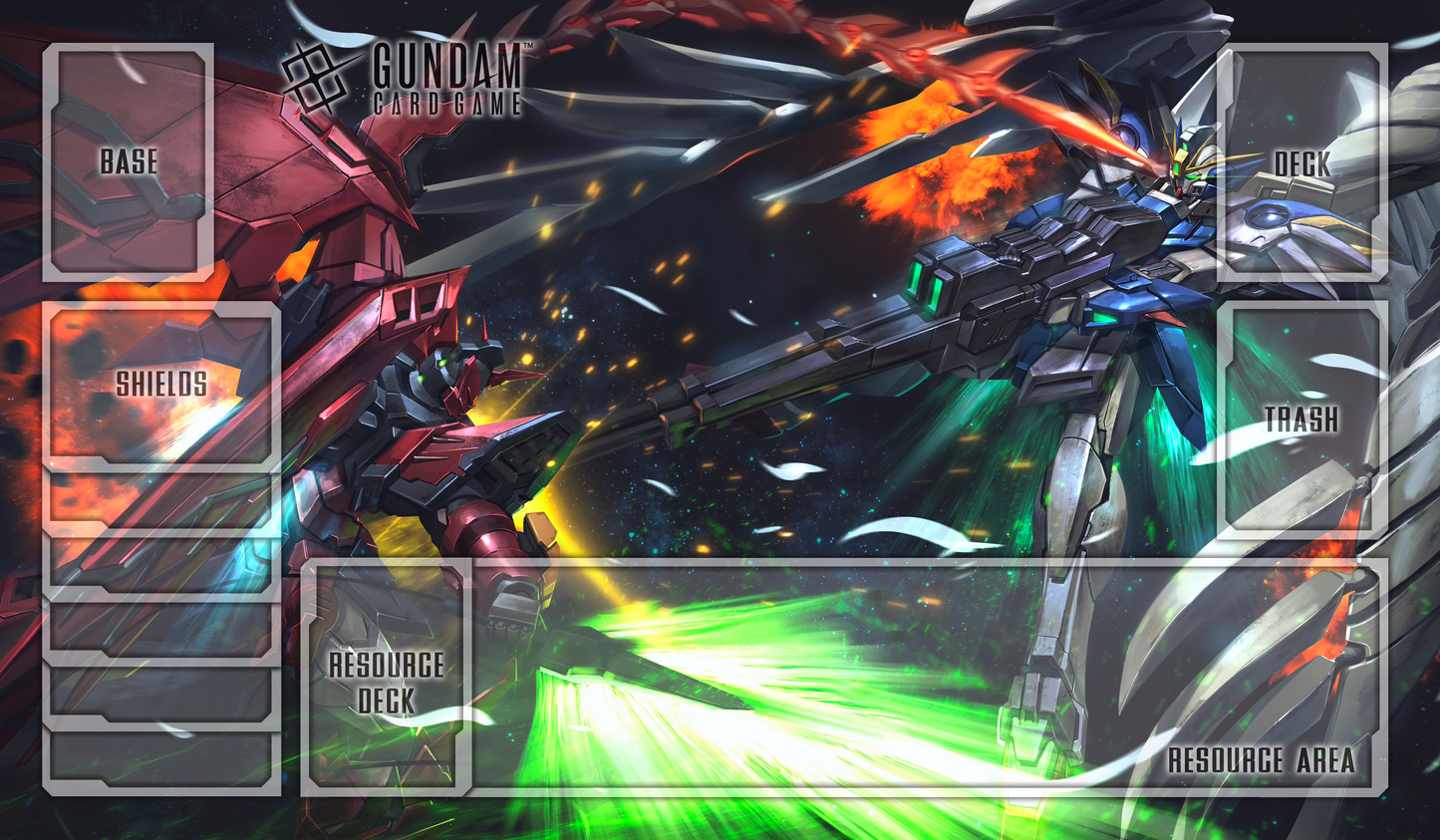 Zero Gundam TCG Playmat