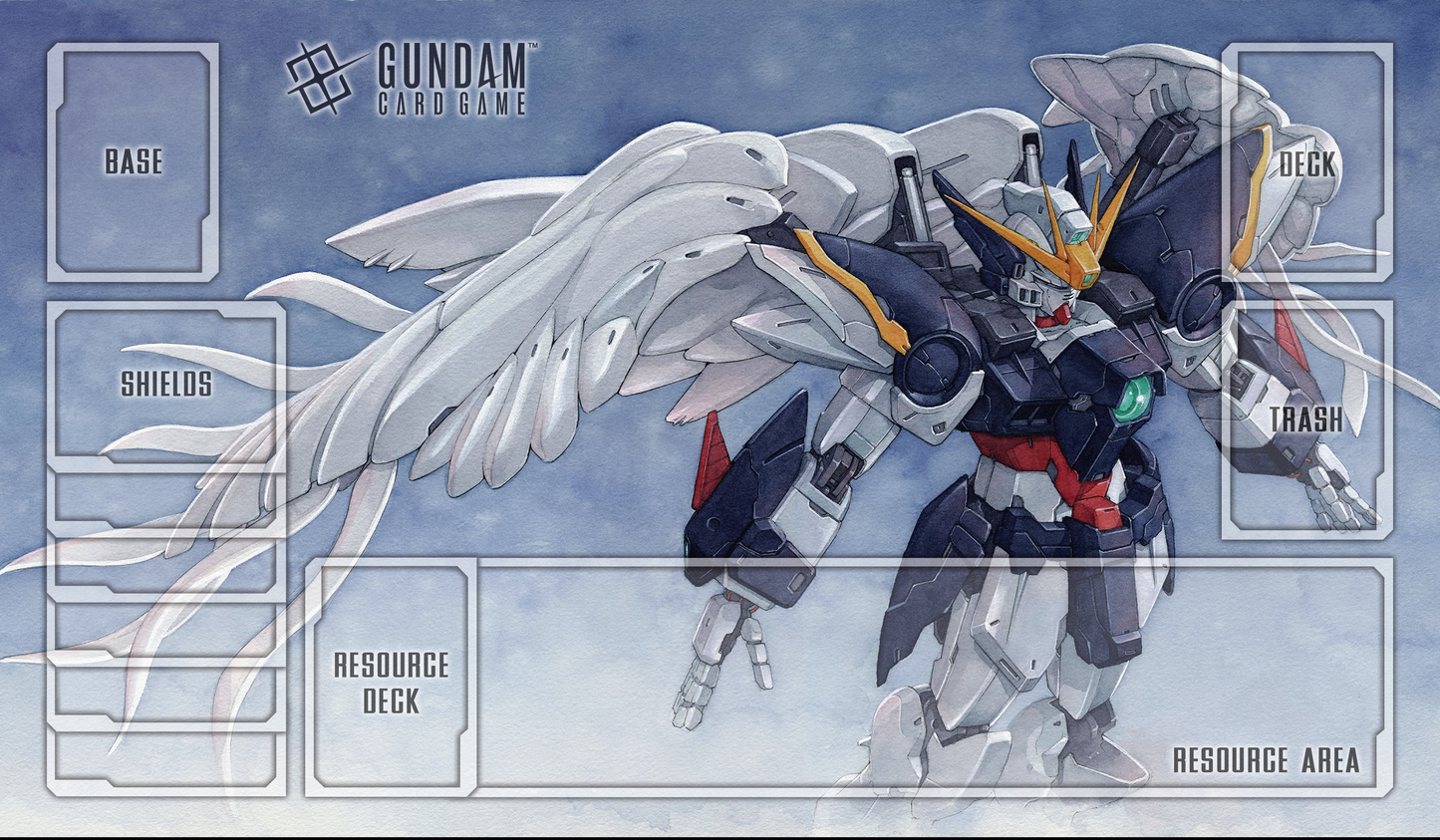 Zero watercolor Gundam TCG Playmat