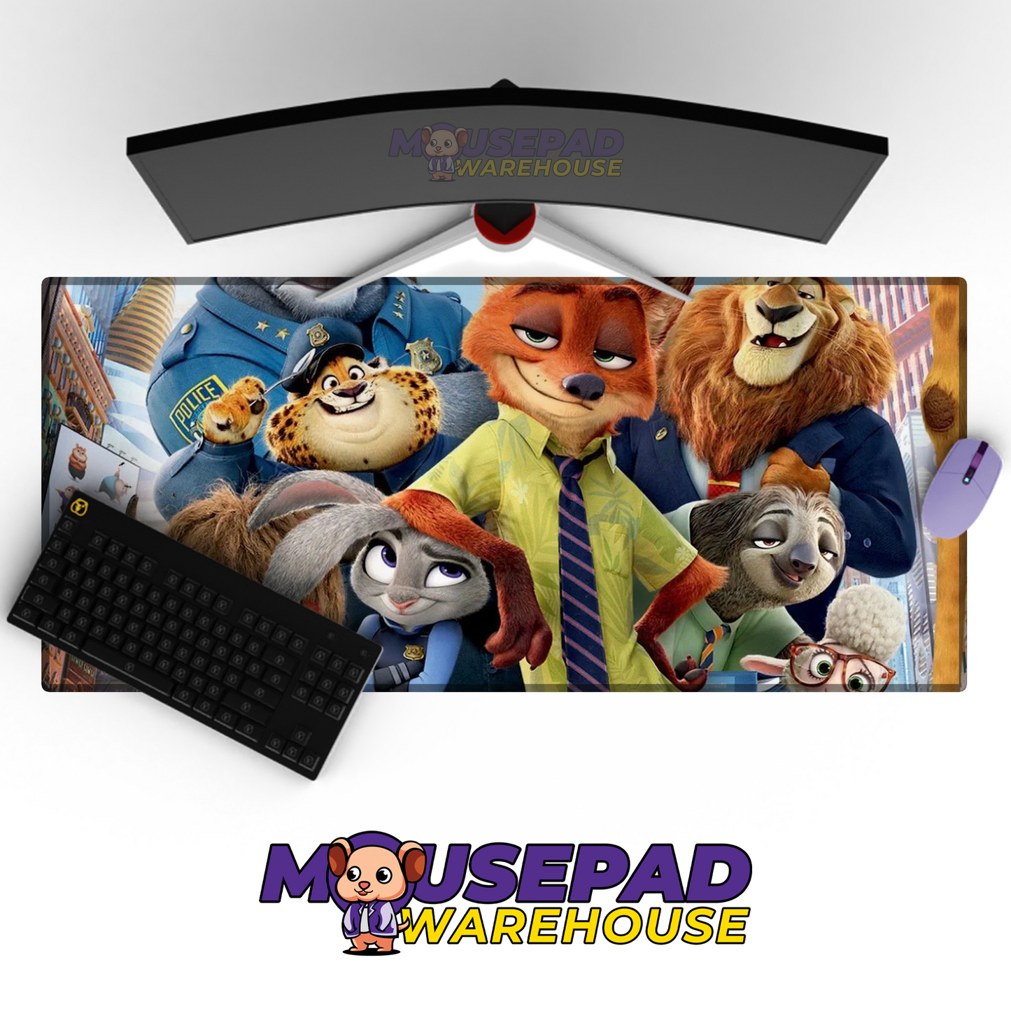 Zootopia V11 Mousepad Mockup