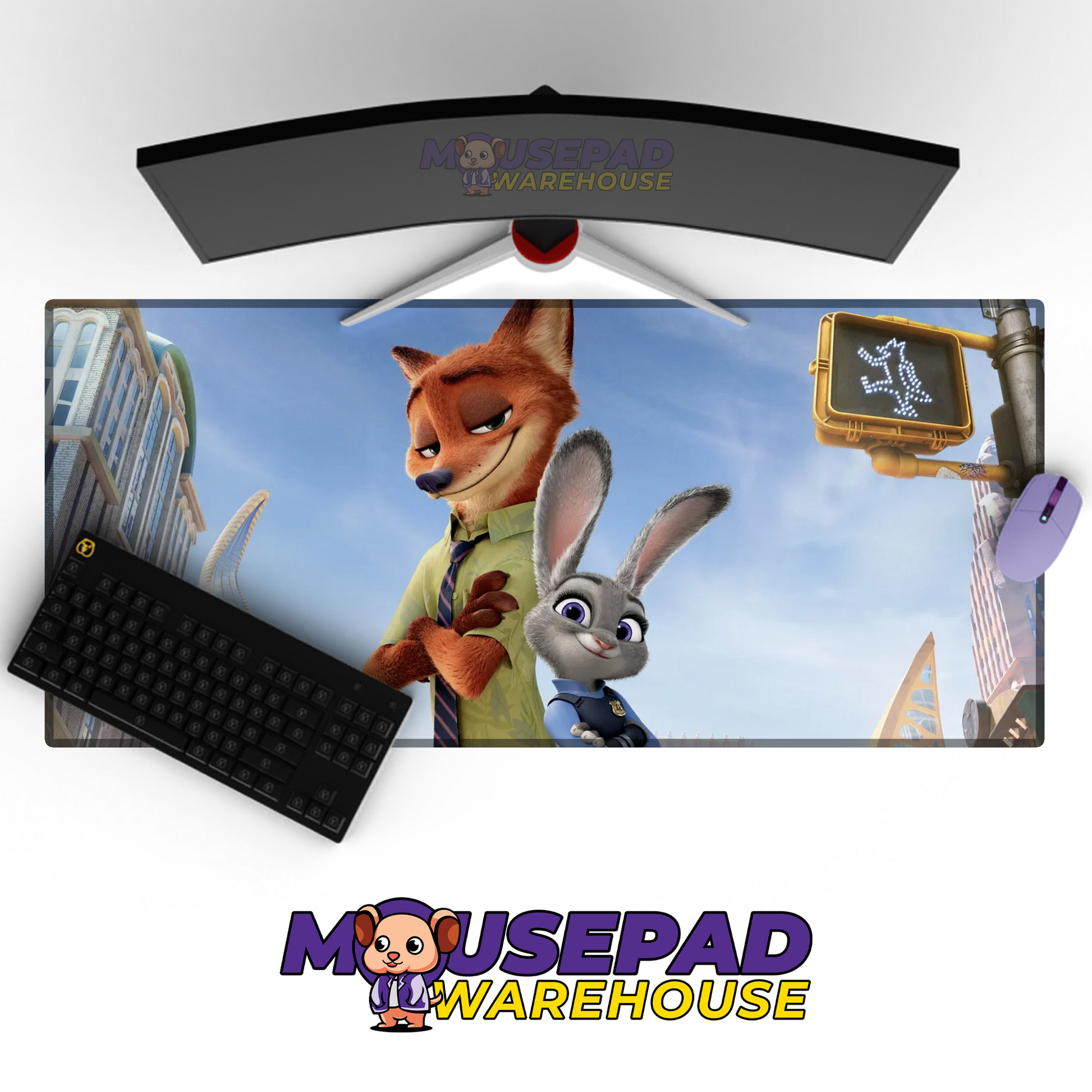 Zootopia V12 Mousepad Mockup