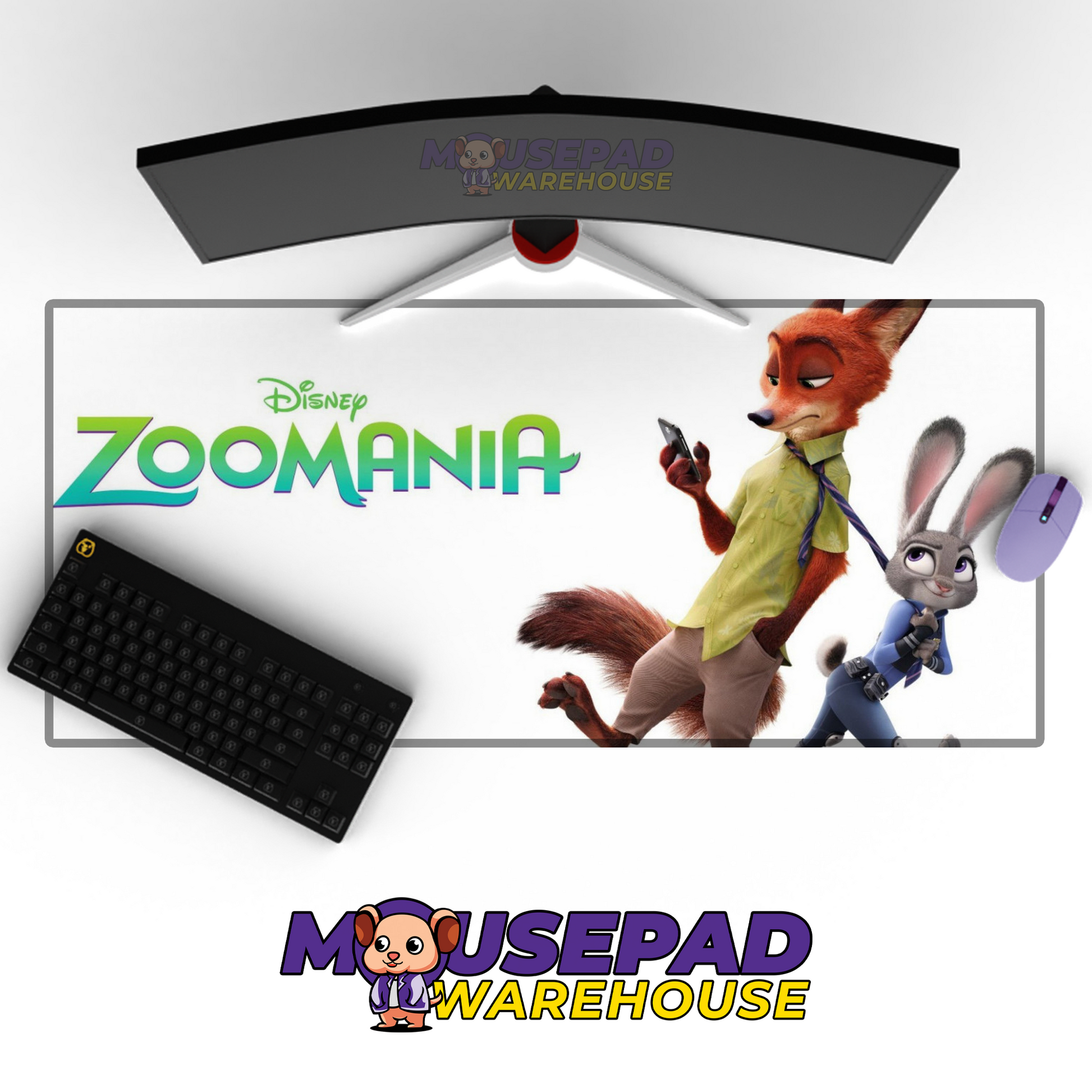 Zootopia V1 Mousepad Mockup