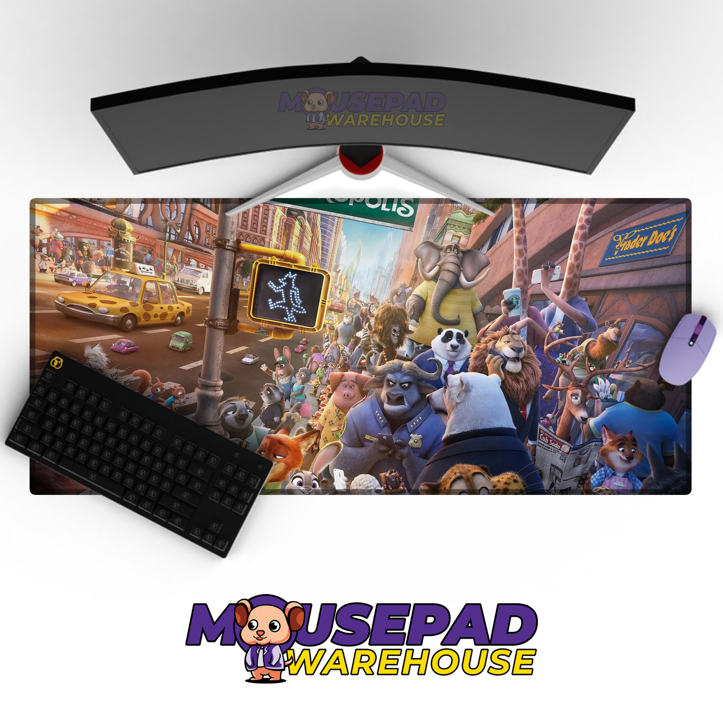 Zootopia V24 Mousepad Mockup