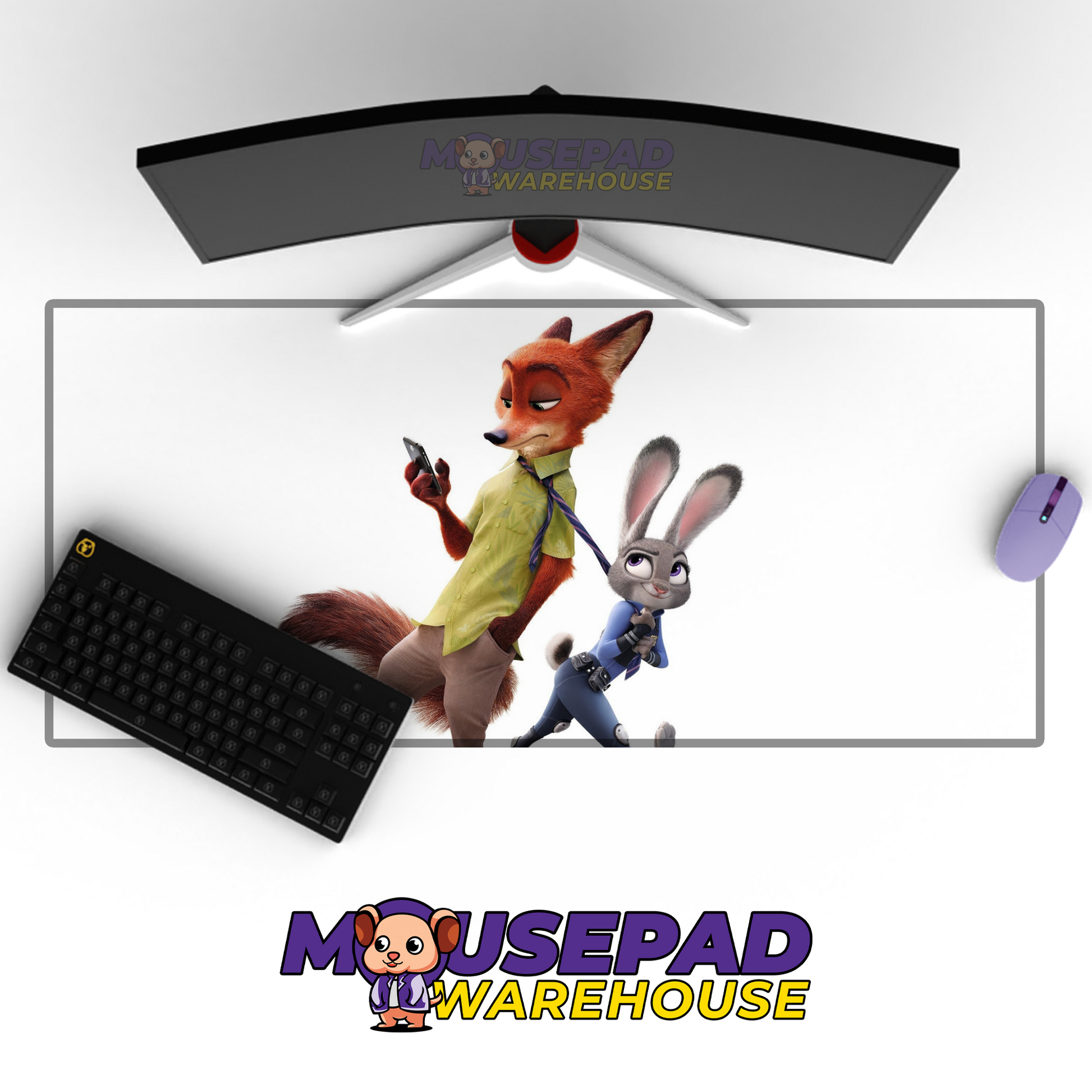 Zootopia V2 Mousepad Mockup