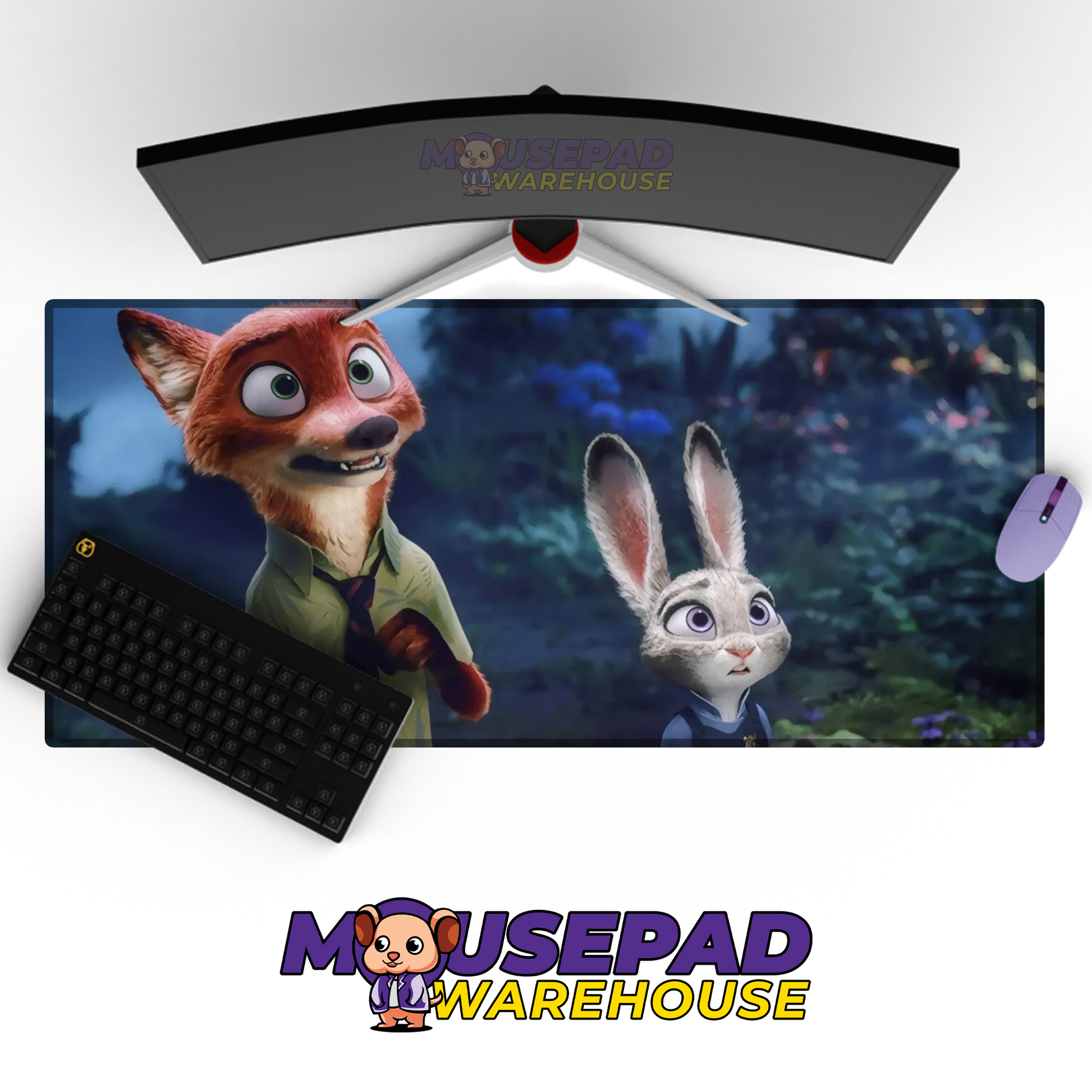 Zootopia V4 Mousepad Mockup