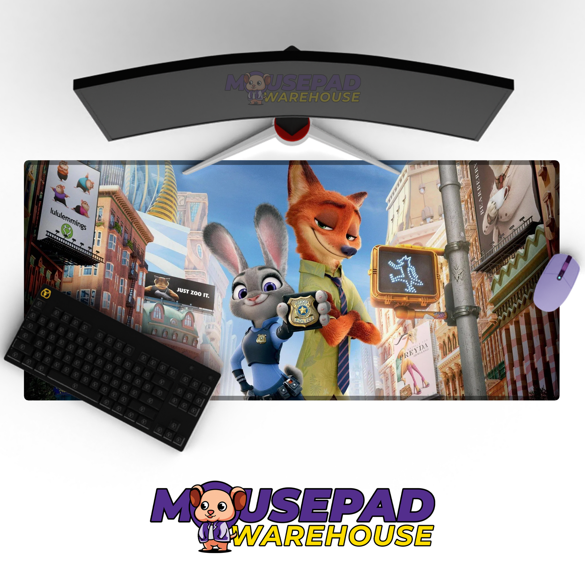 Zootopia V7 Mousepad Mockup