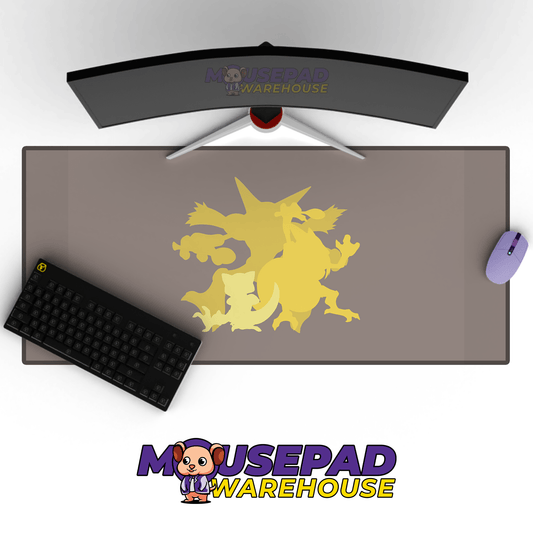 Abra, Kadabra, Alakazam Pokemon TV Show Mousepad 961156 - Mousepad Warehouse