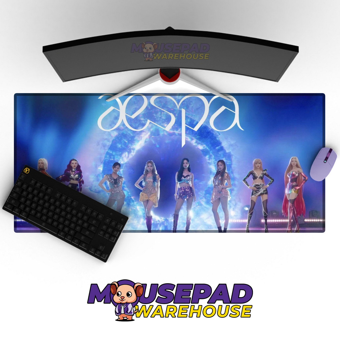 aespa V11 Mousepad Mockup