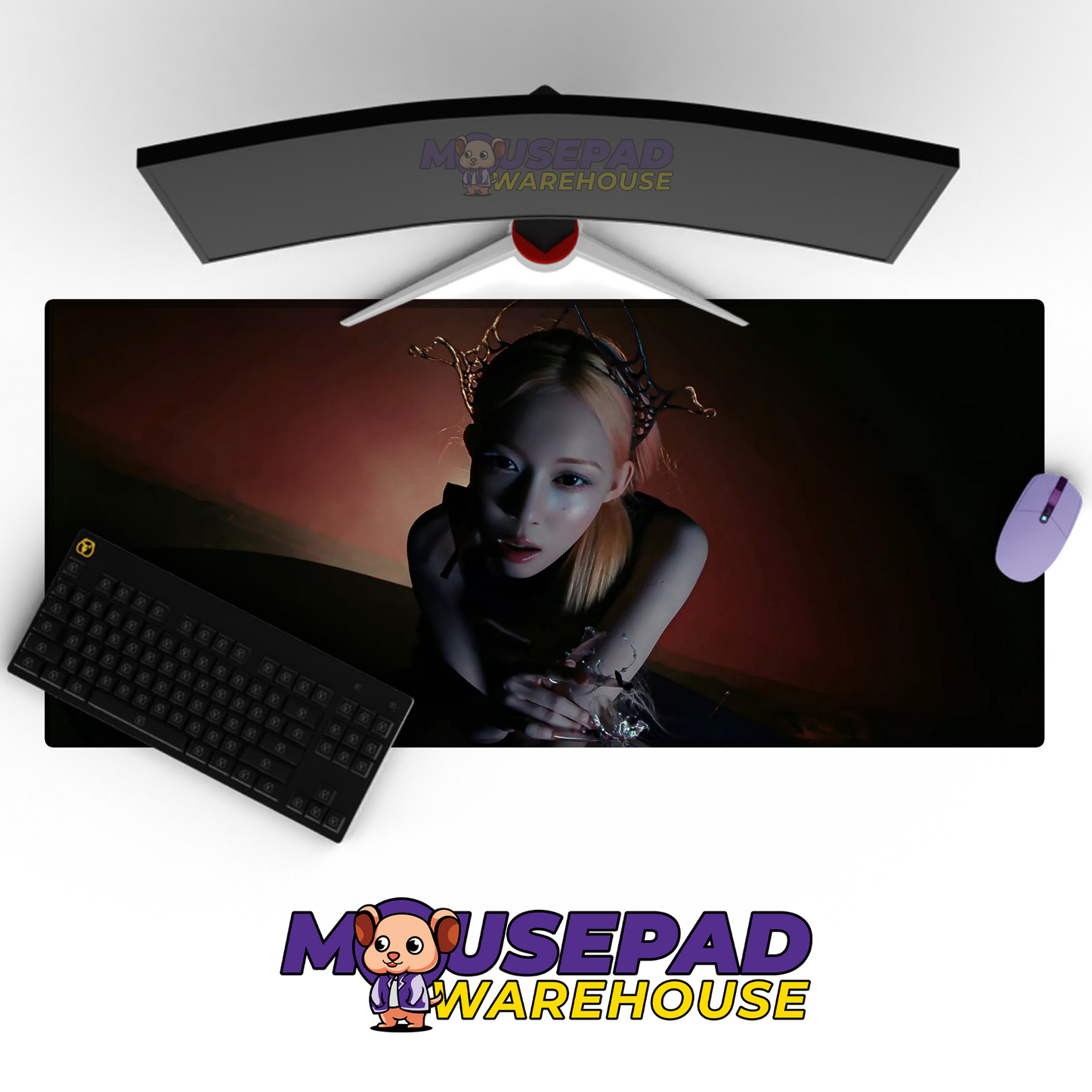 aespa V12 Mousepad Mockup