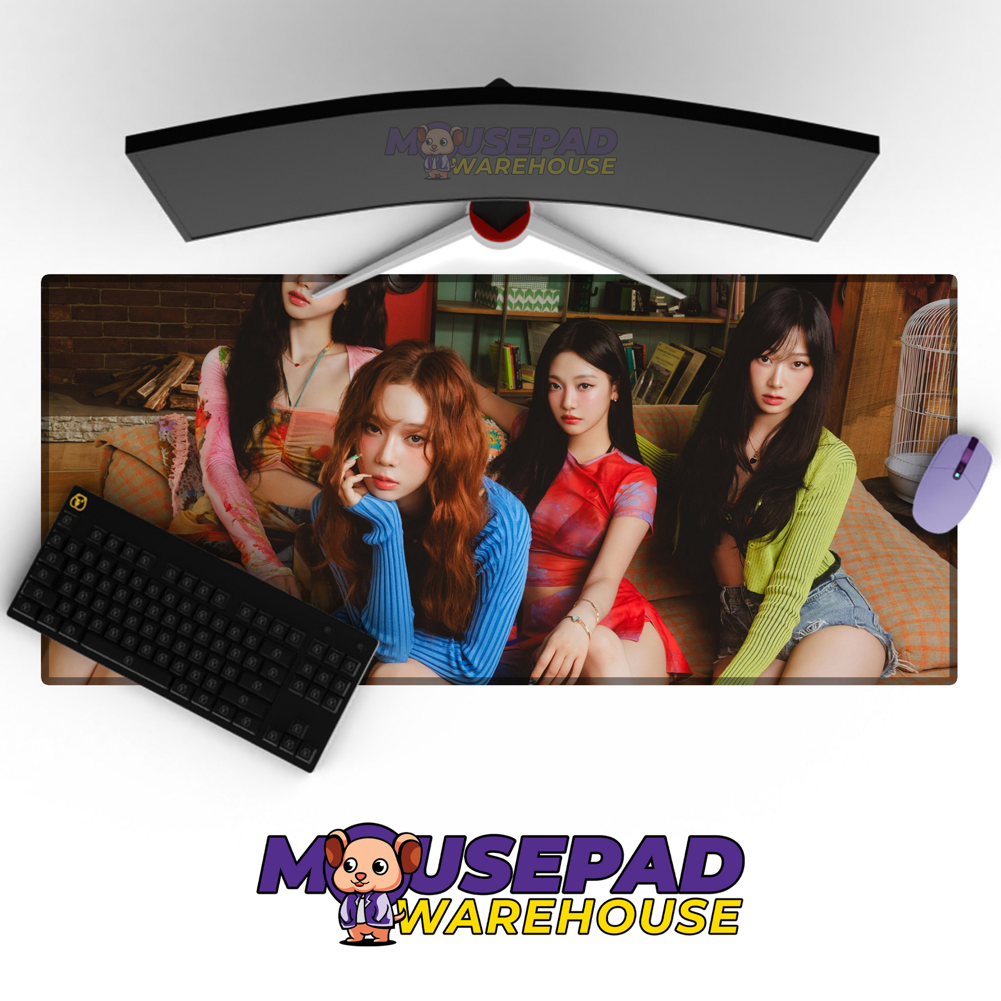 aespa V6 Mousepad Mockup