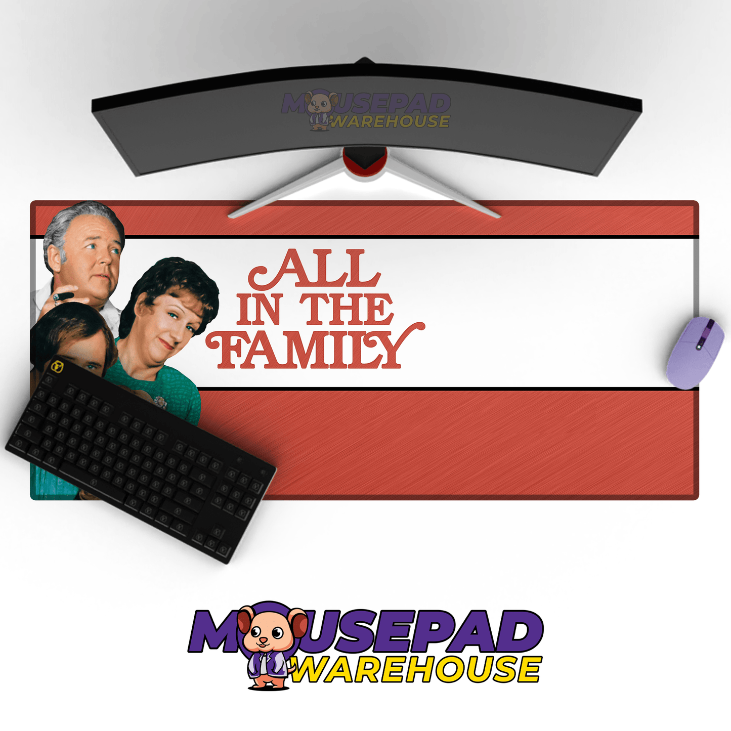 All in the Family TV Show Mousepad 646253 - Mousepad Warehouse