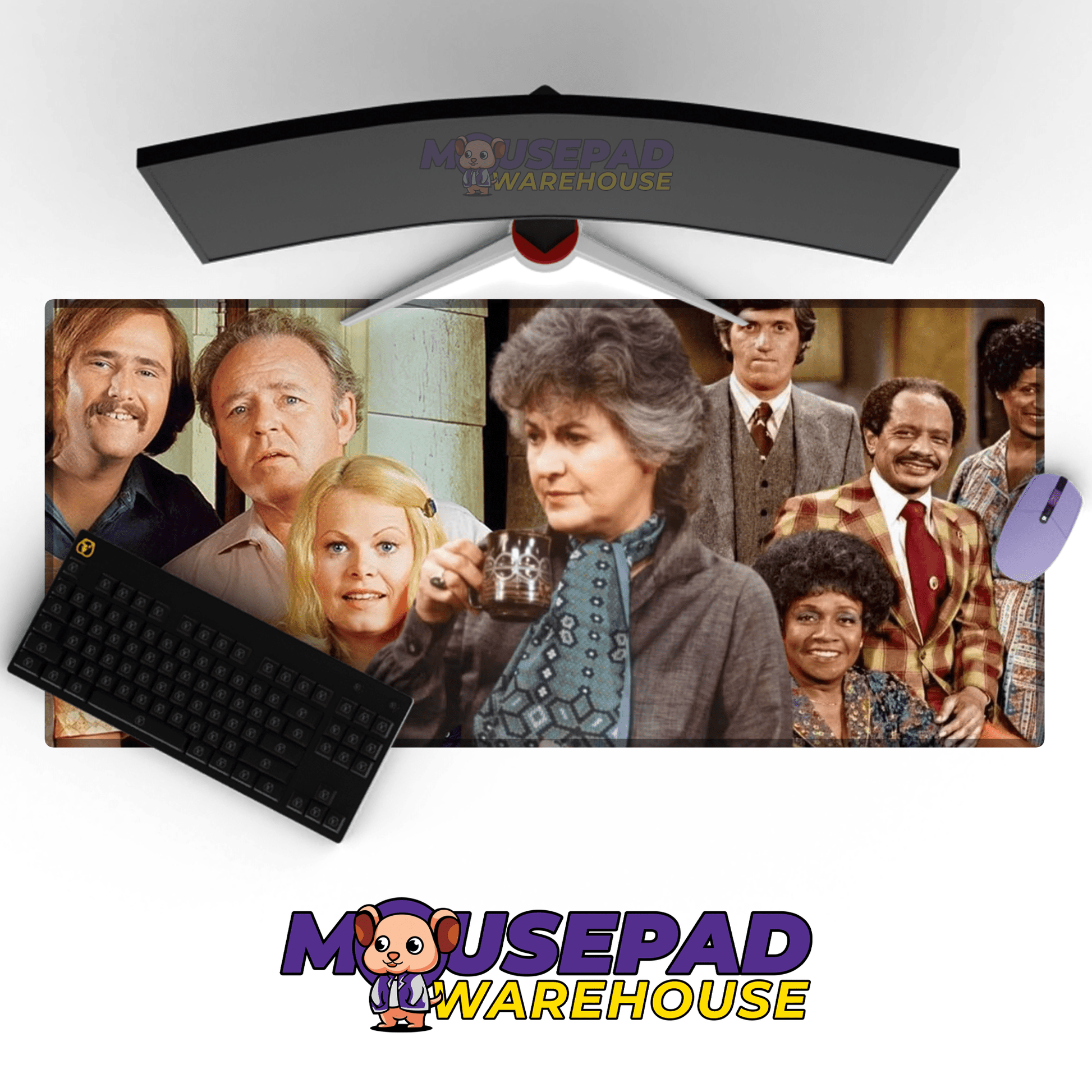 All in the Family TV Show Mousepad 646255 - Mousepad Warehouse