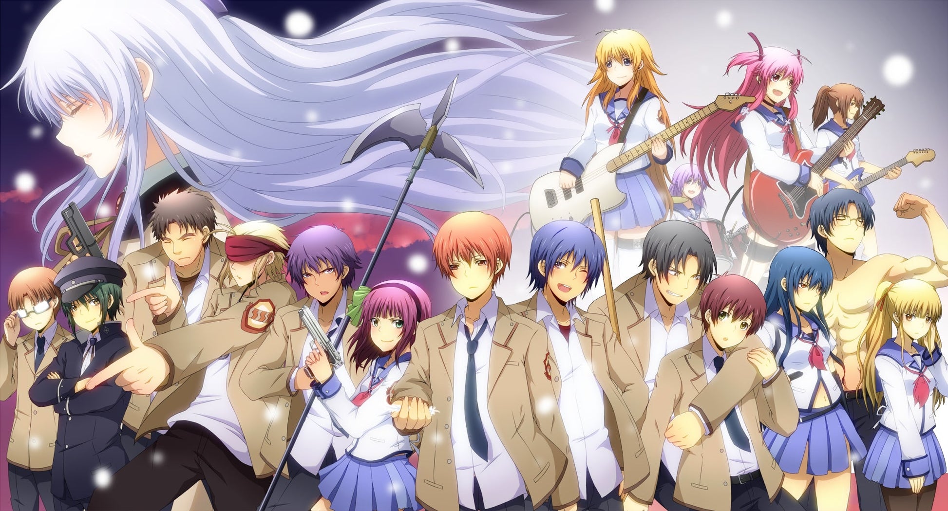 Angel Beats! Anime Mousepad 123225 - Mousepad Warehouse