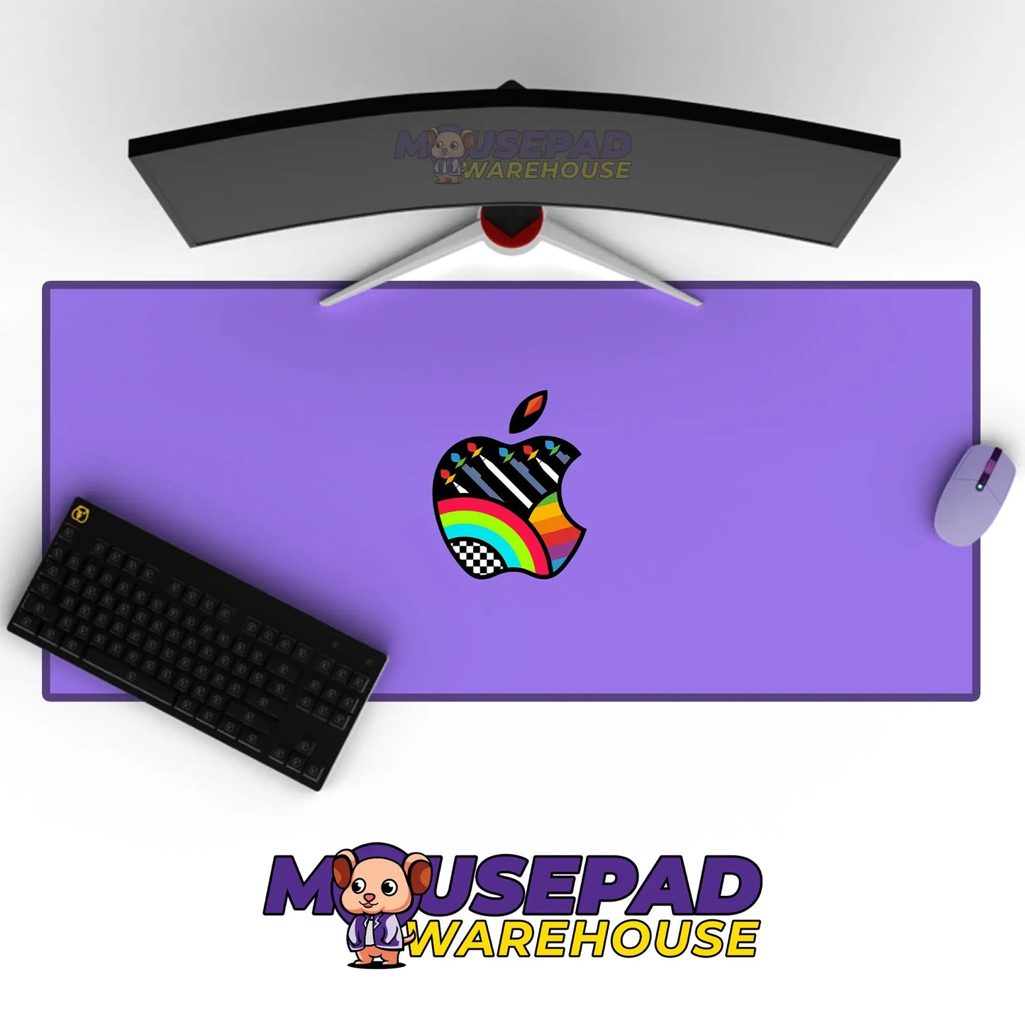 Apple Brand Imagery Mousepad 1310137 - Mousepad Warehouse