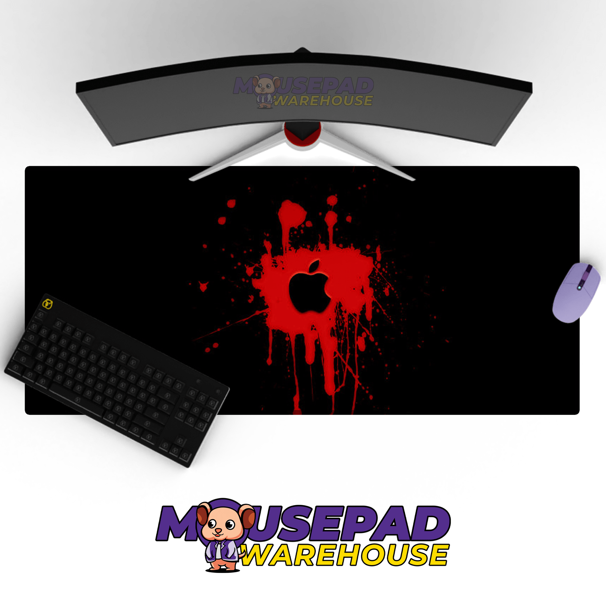 Apple Brand Imagery Mousepad 63743 - Mousepad Warehouse