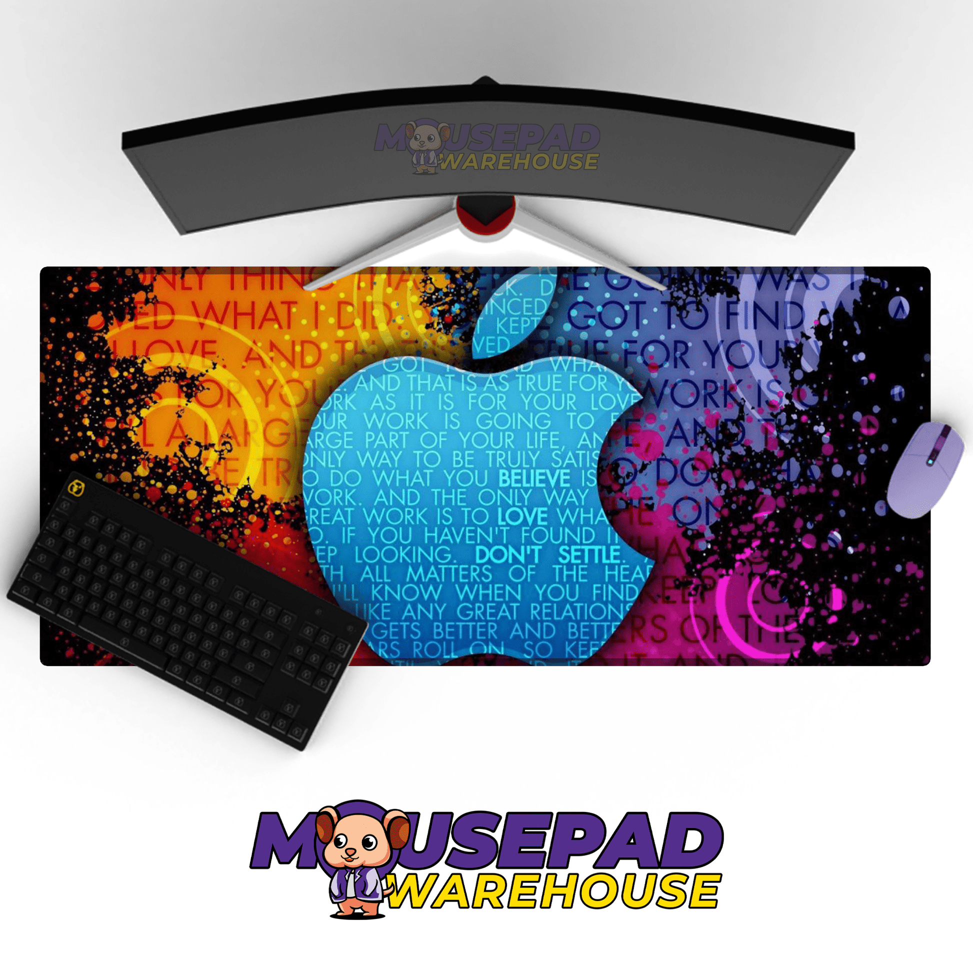 Apple Brand Imagery Mousepad 65447 - Mousepad Warehouse