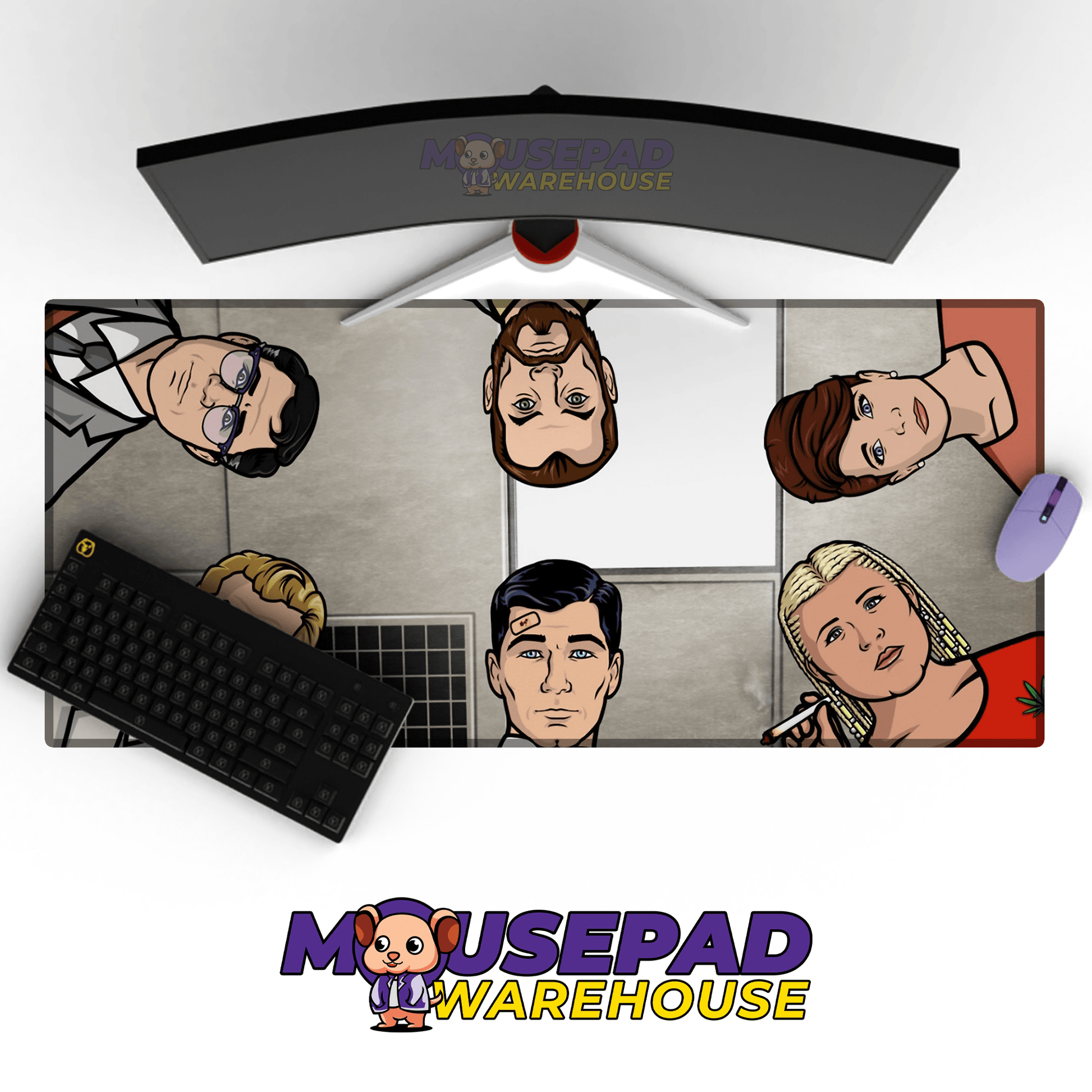 Archer TV Show Mousepad 679398 - Mousepad Warehouse