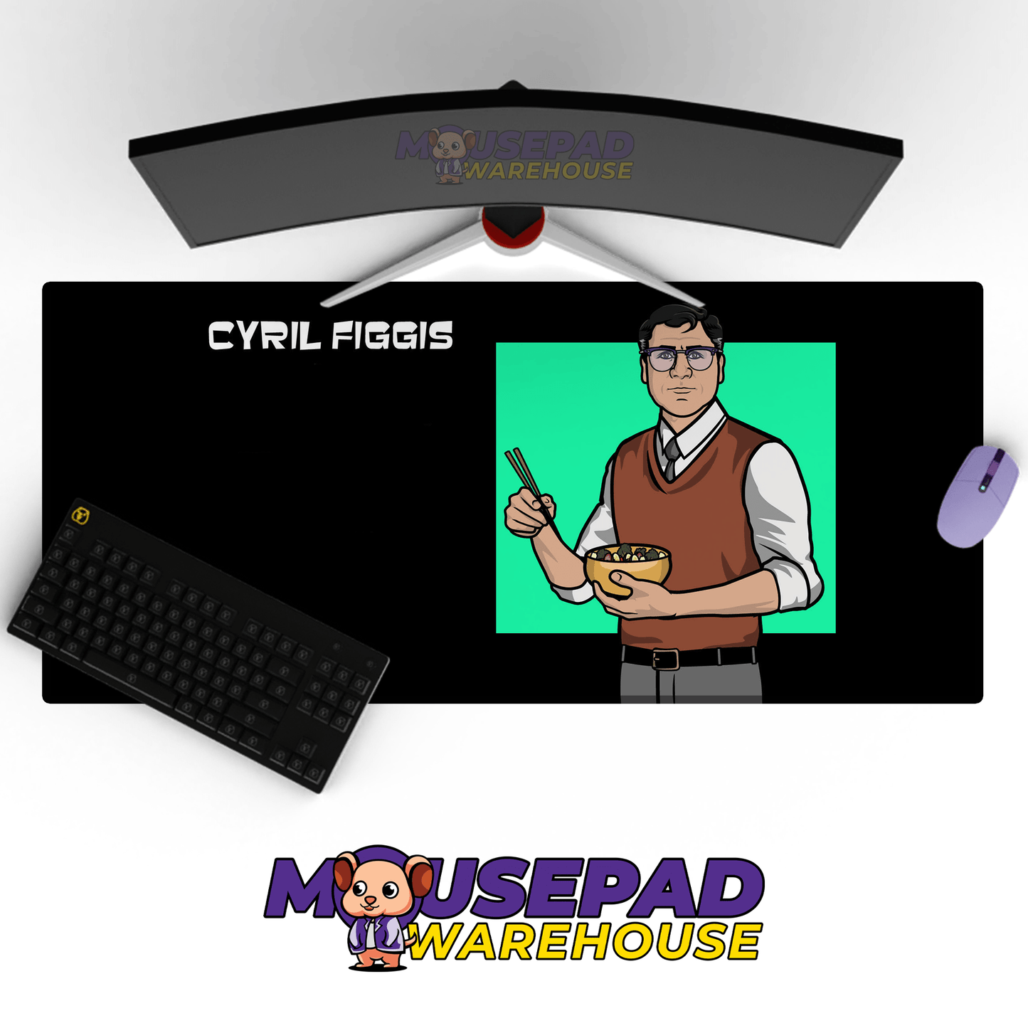 Archer TV Show Mousepad 679403 - Mousepad Warehouse